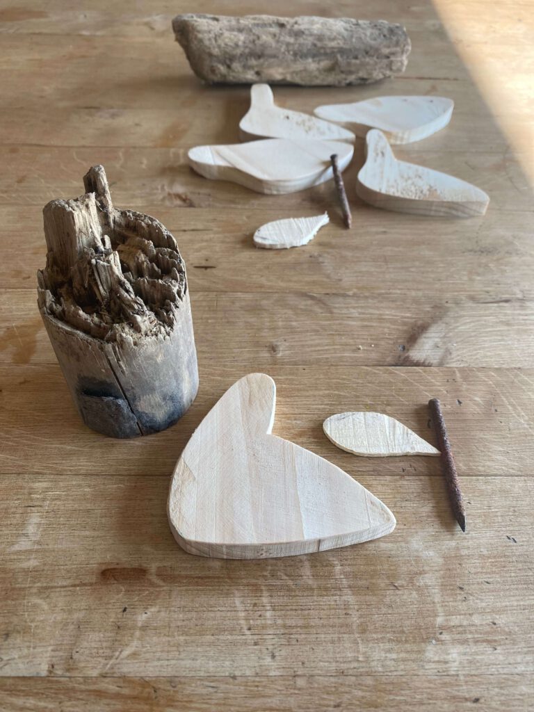diy Möwen aus Holz
